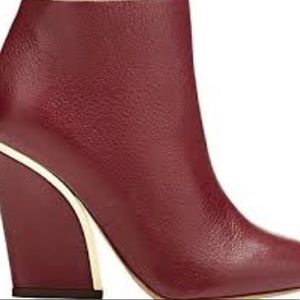 Chloe Metal Trimmed Ankle Boots